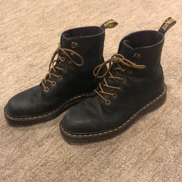 dr martens yellow stitch